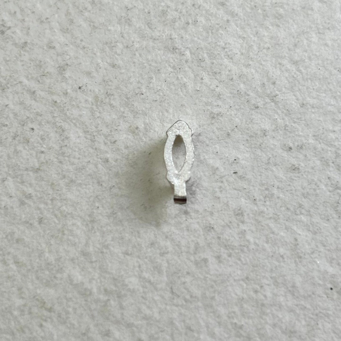 4x2mm Marquise semi collet recycled sterling silver or 9ct gold cast stone setting