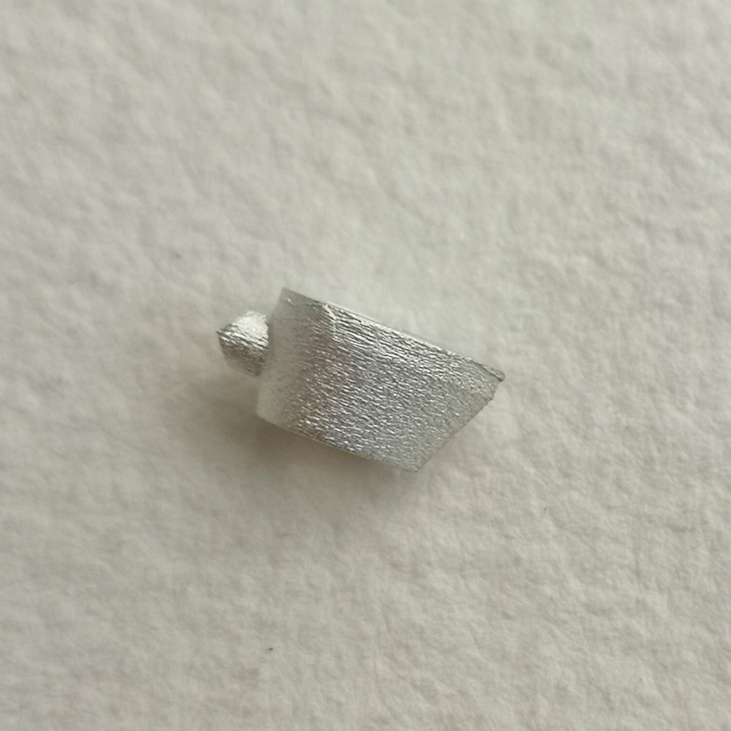 6x4mm Pear collet sterling silver cast stone Setting