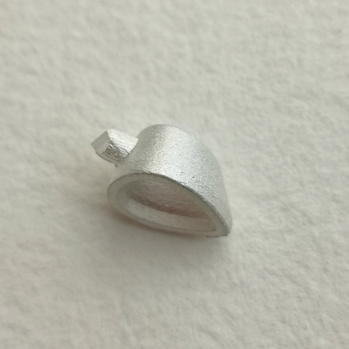 8x6mm Pear collet sterling silver cast stone Setting