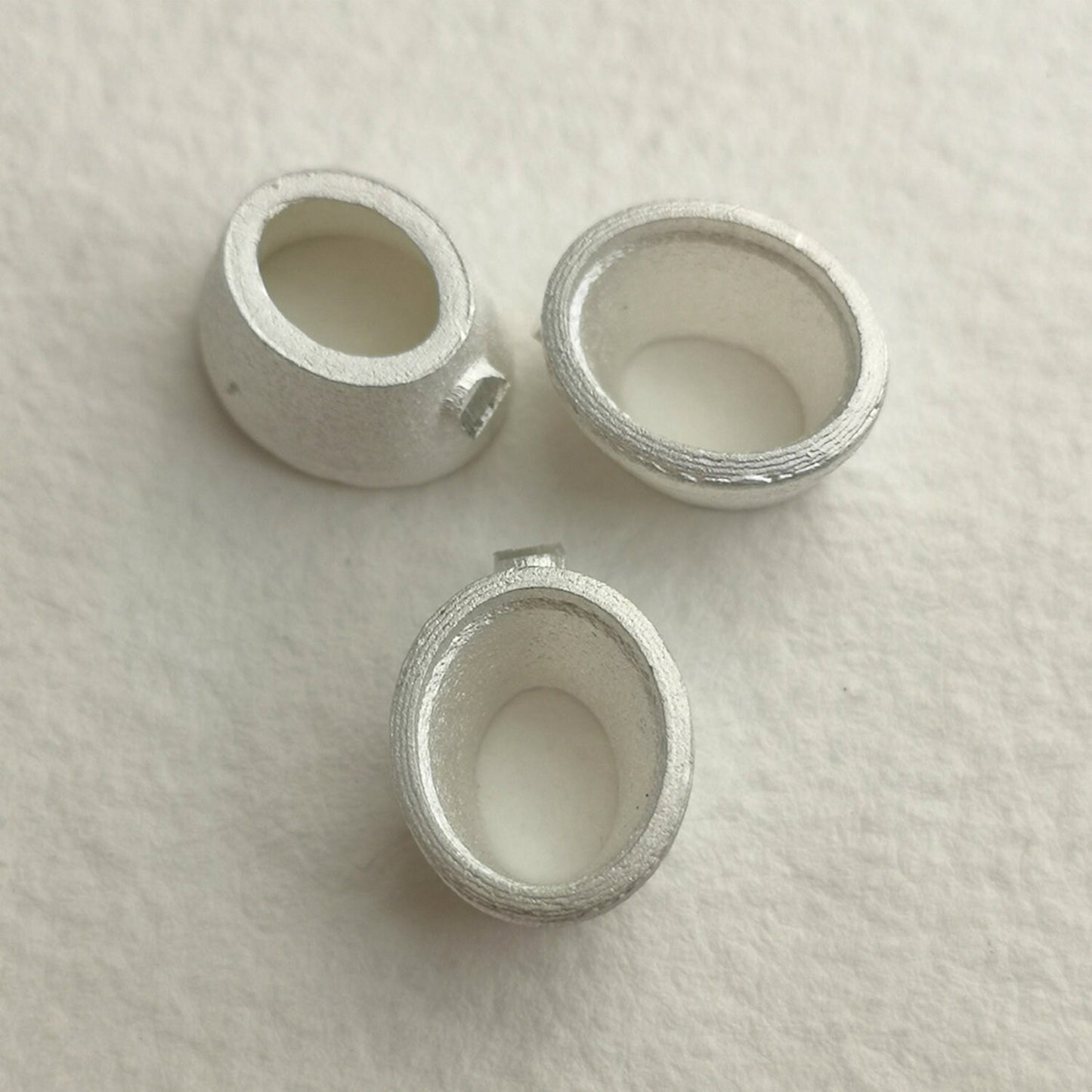 10x8mm Oval Rubover Sterling silver cast stone Setting