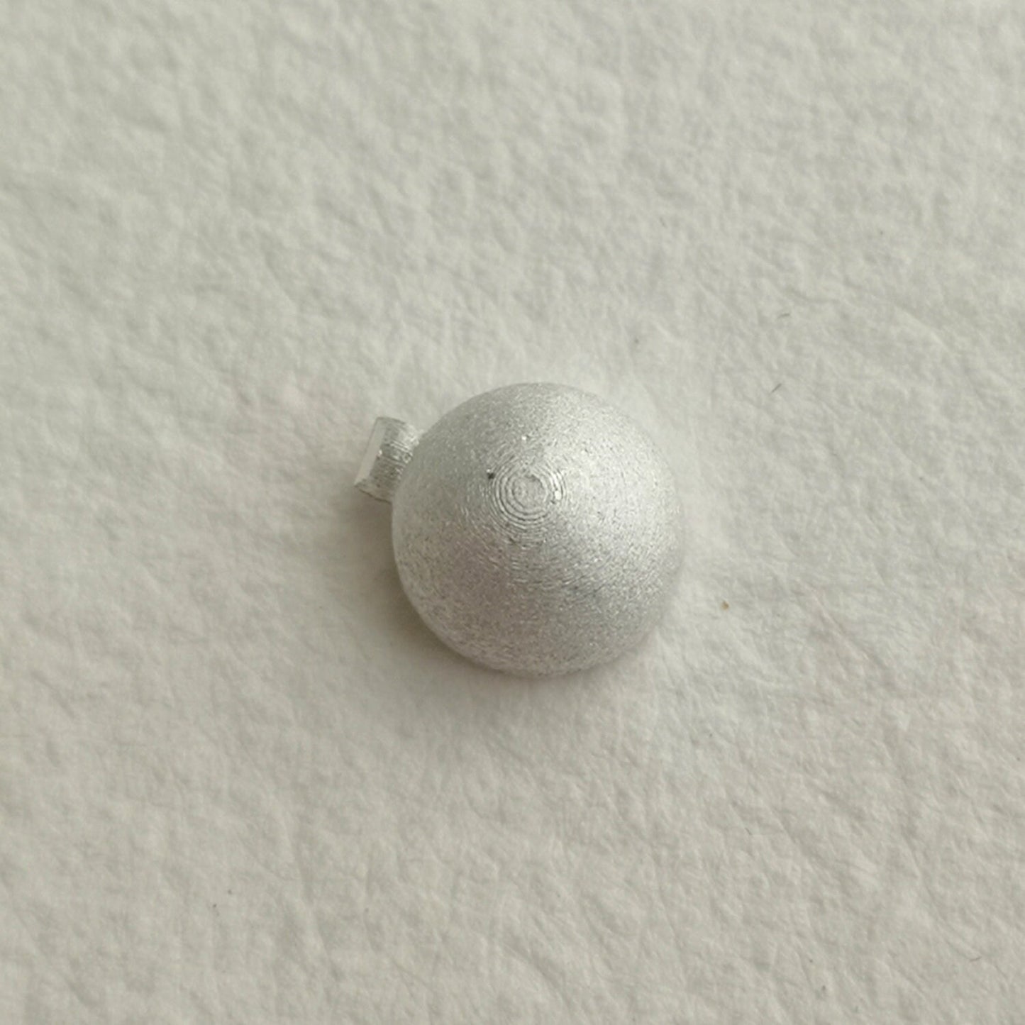 6mm Round Cup collet sterling silver cast stone setting