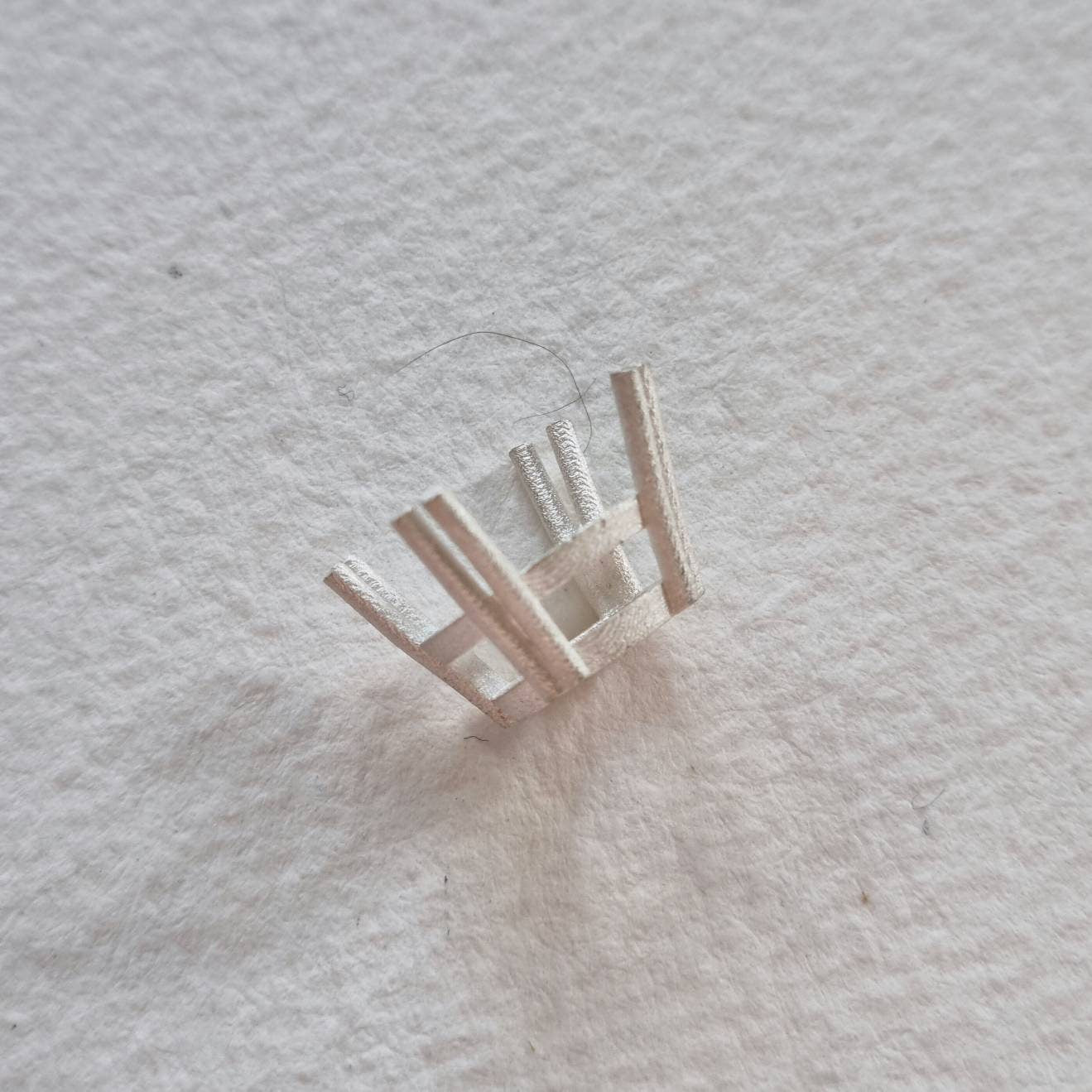 12x10mm Oval 8 claw sterling silver cast stone setting