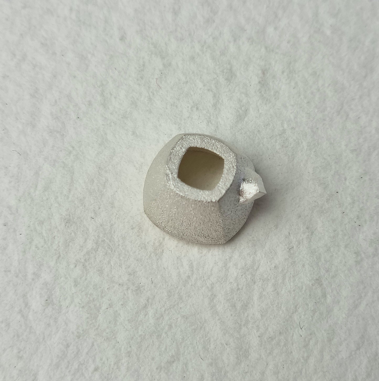 8mm Cushion collet sterling silver cast stone Setting