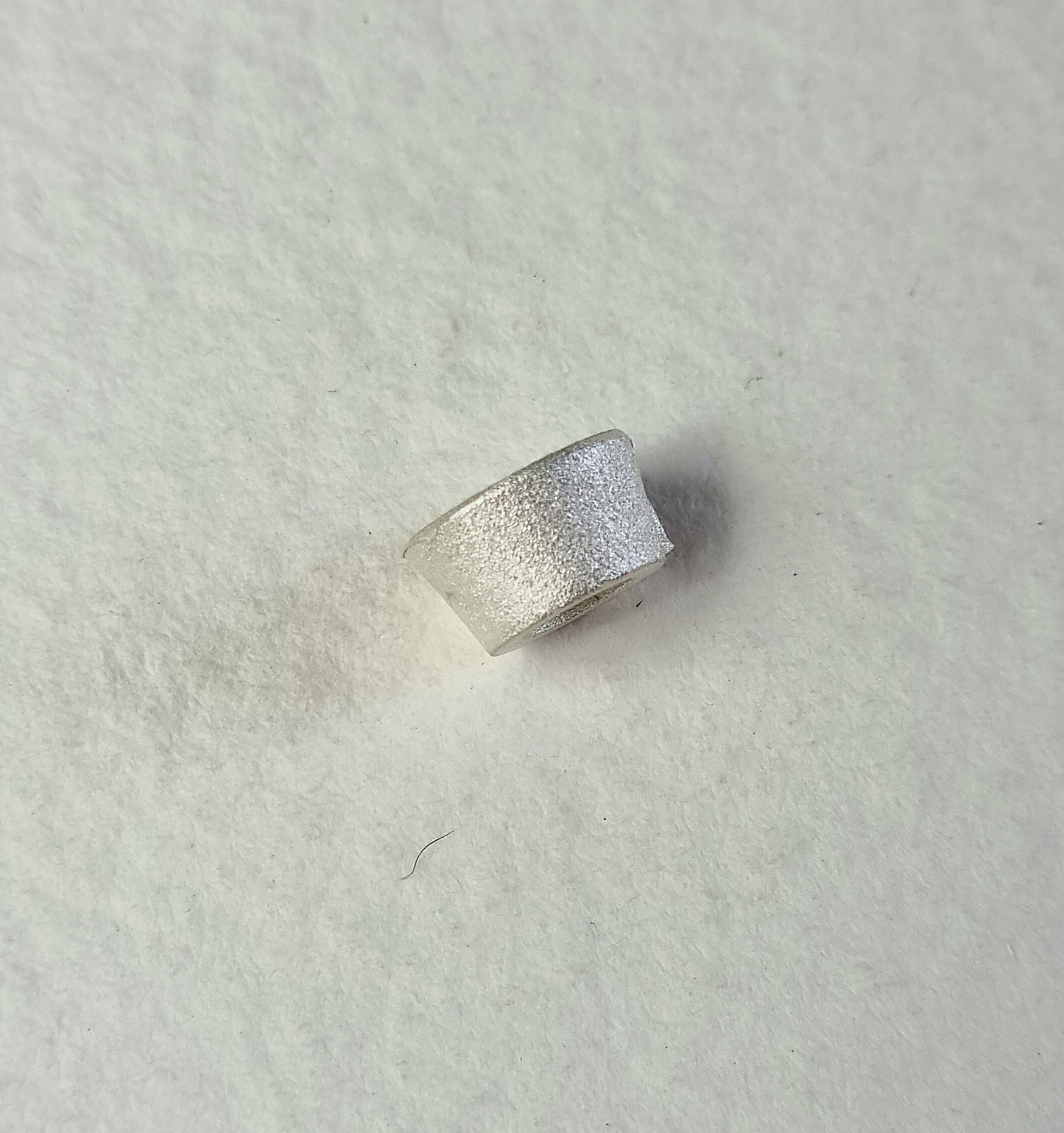 5.5mm - 6mm Round collet sterling silver cast stone Setting