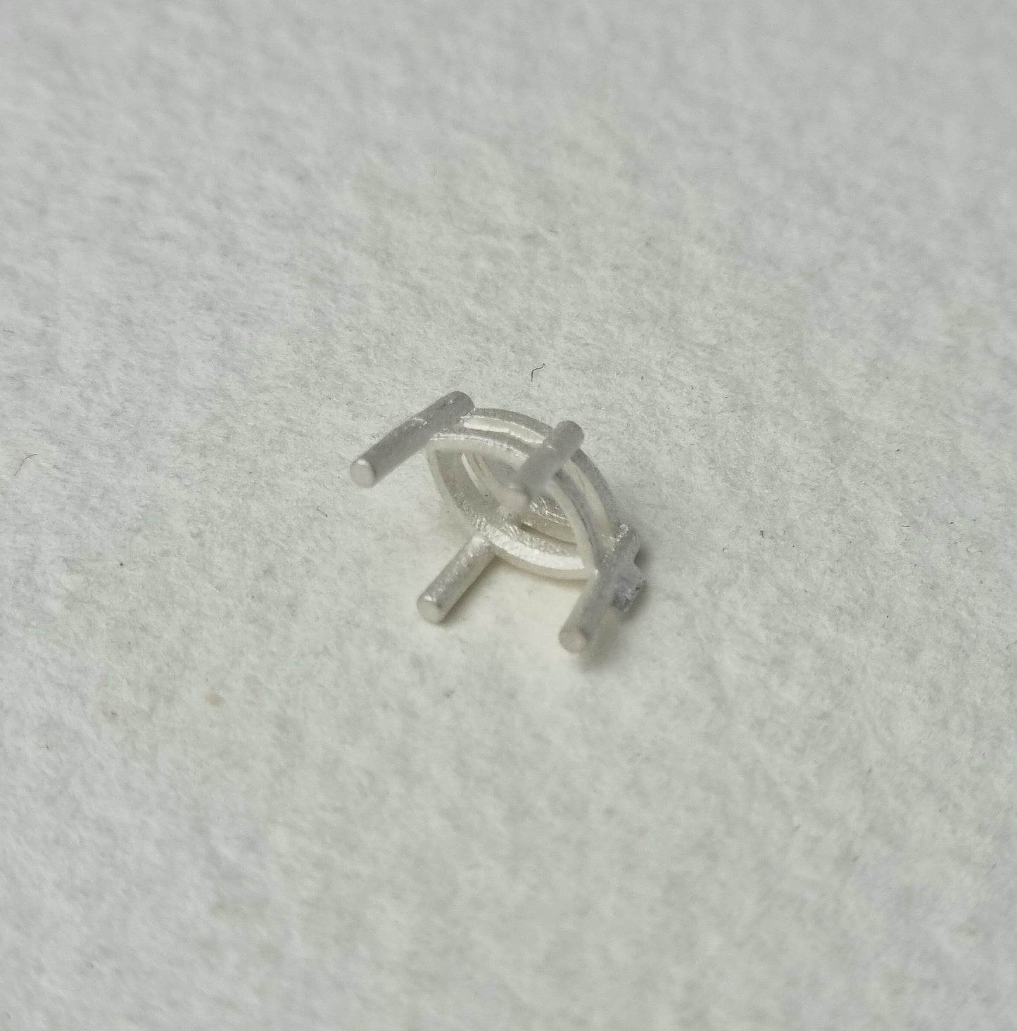 8x4mm Marquise 4 claw sterling silver cast stone setting