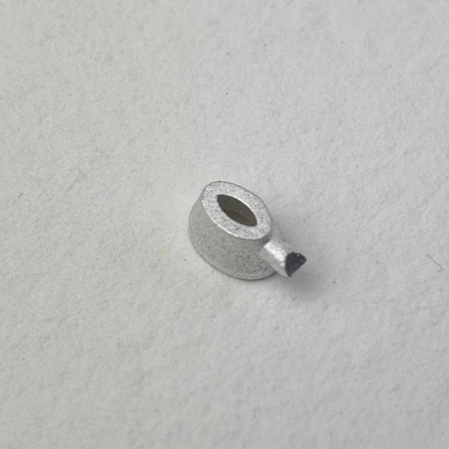 6x4mm Oval Tall  collet recycled sterling silver or 9ct gold cast stone setting