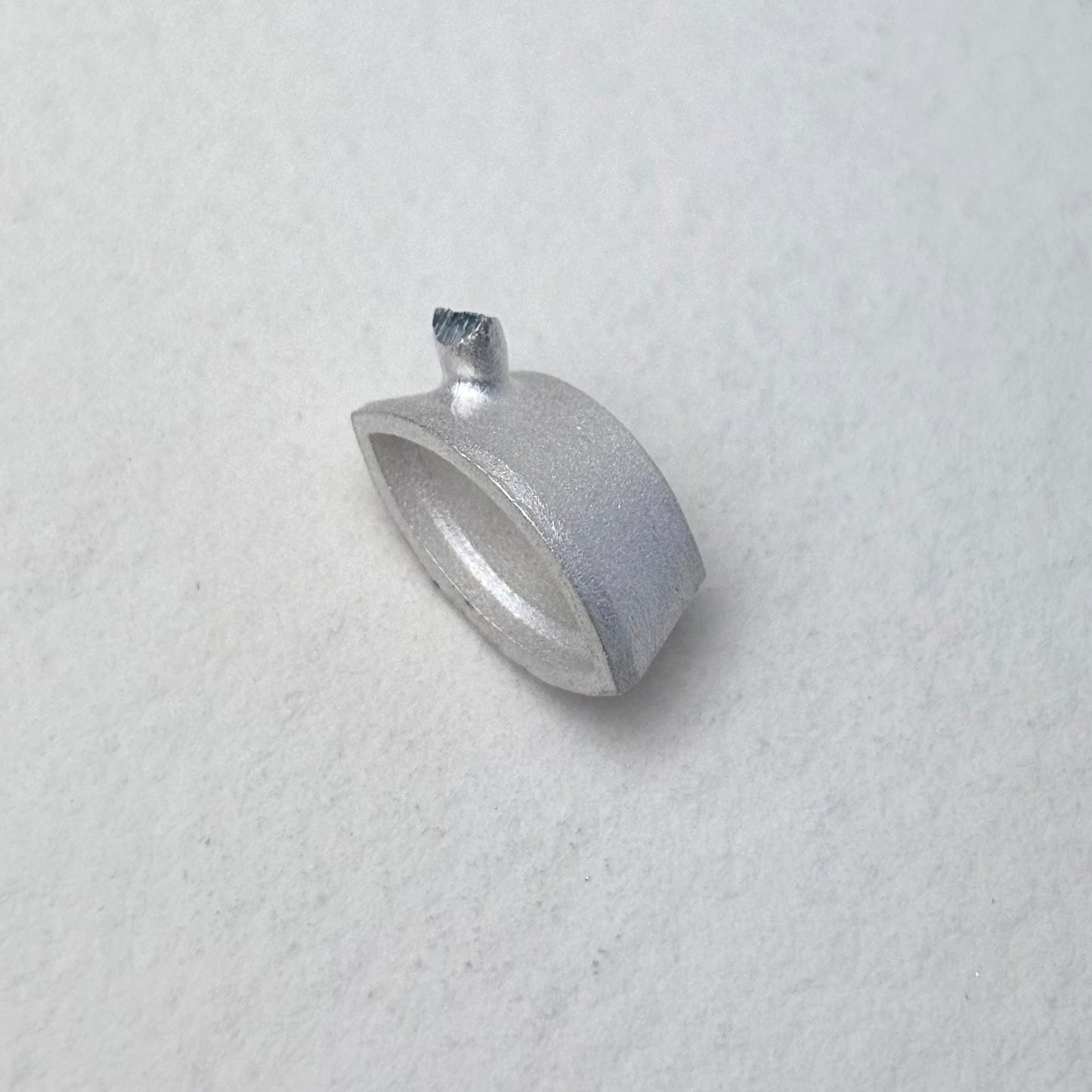 12x6mm Marquise collet recycled sterling silver or 9ct gold cast stone setting