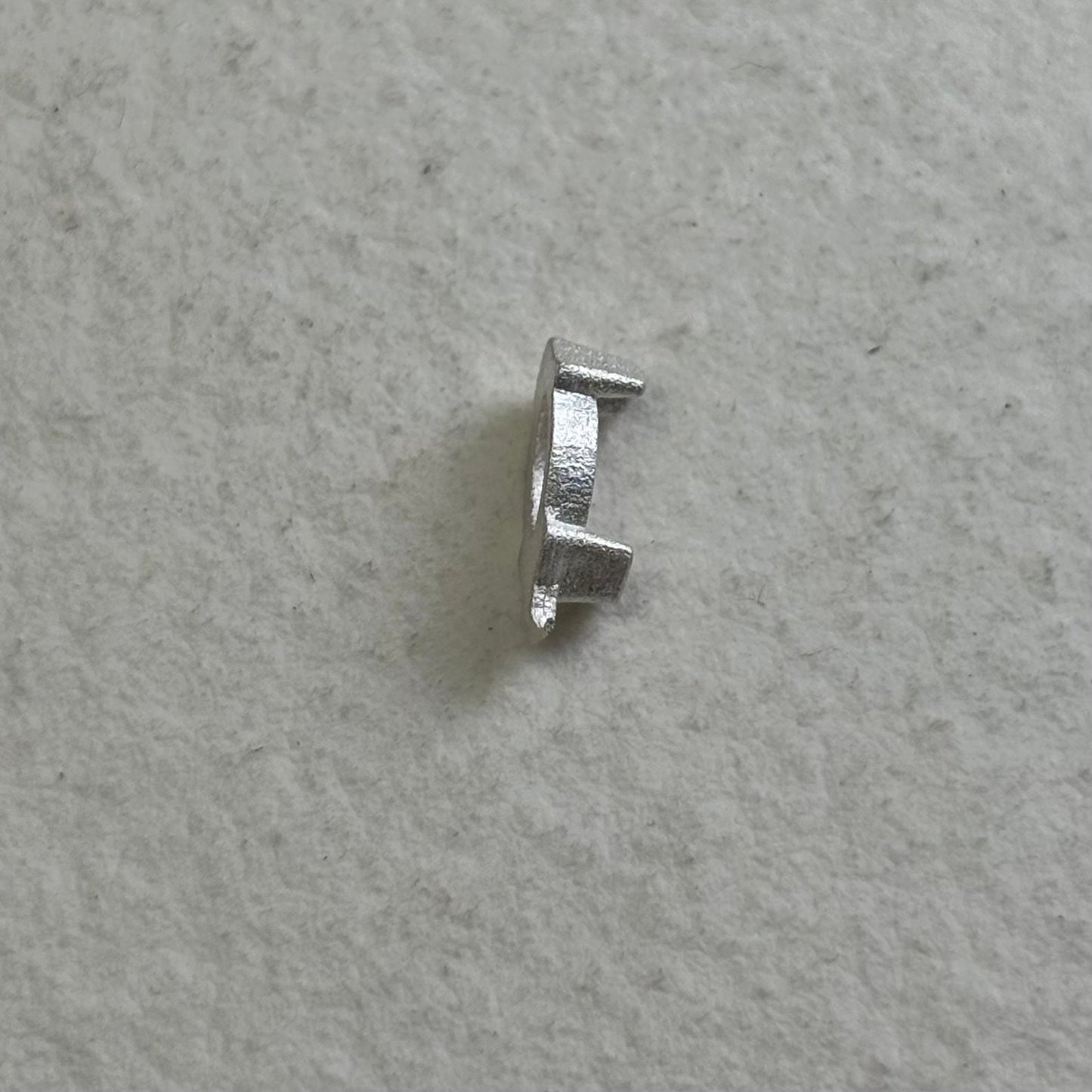 5mm x 2.5mm Marquise semi collet sterling silver cast stone setting