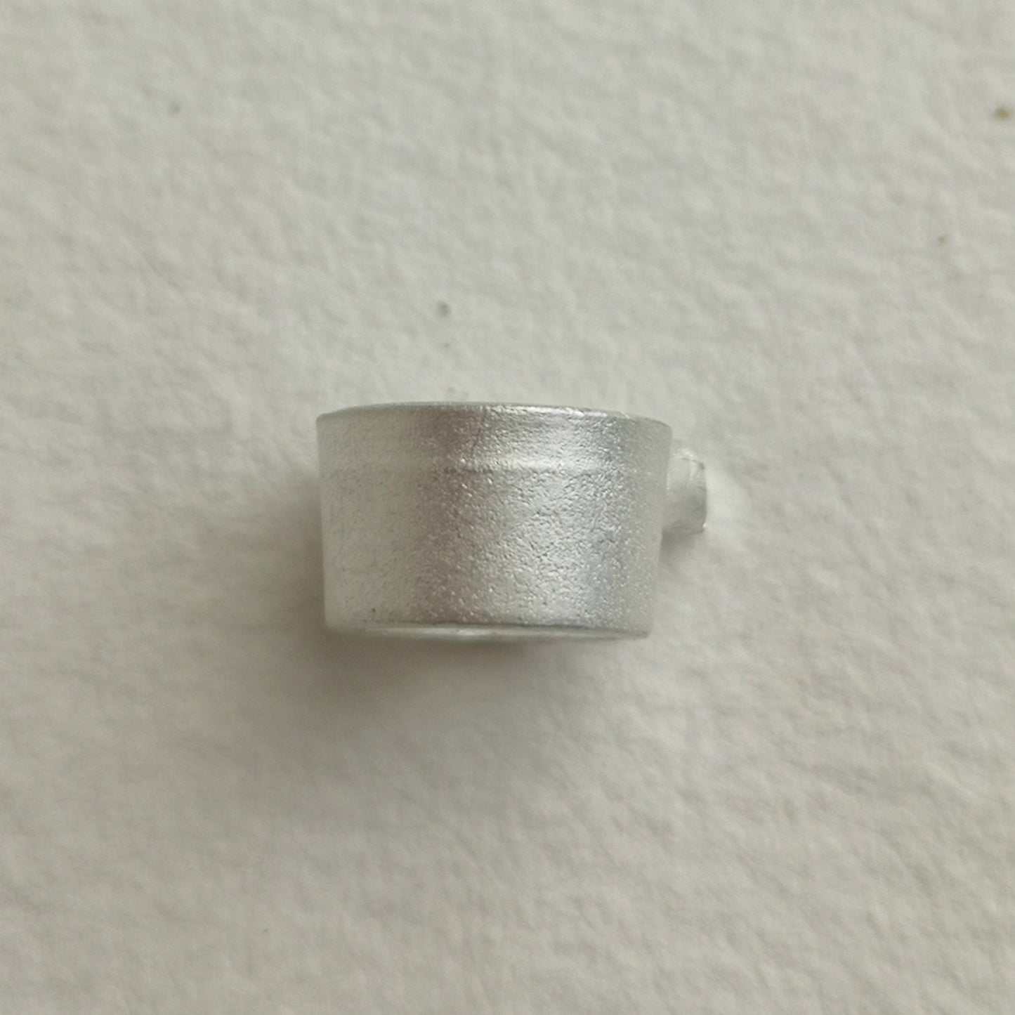 10mm Round collet Sterling silver cast stone setting