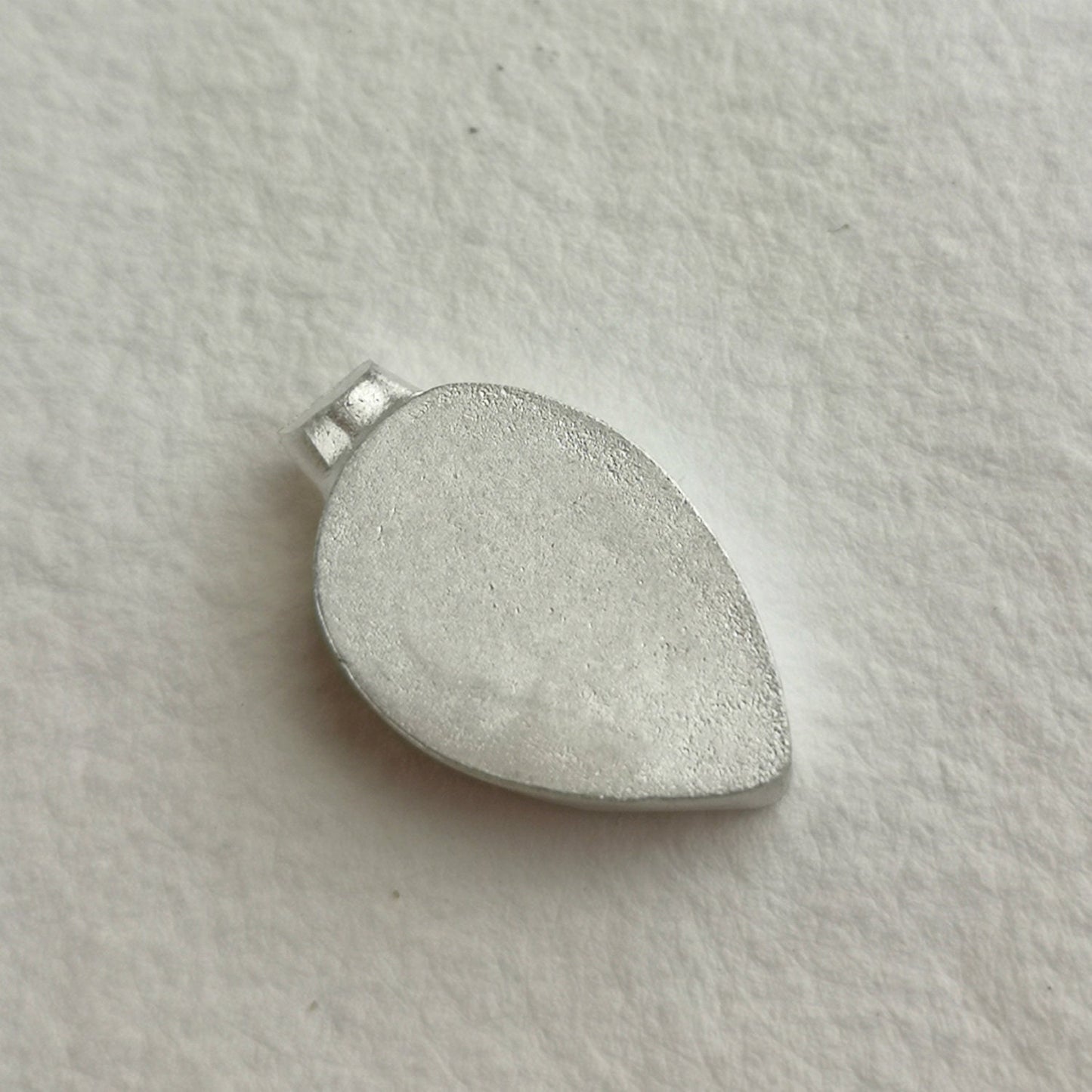 15x10mm Pear cabochon cast sterling silver stone setting