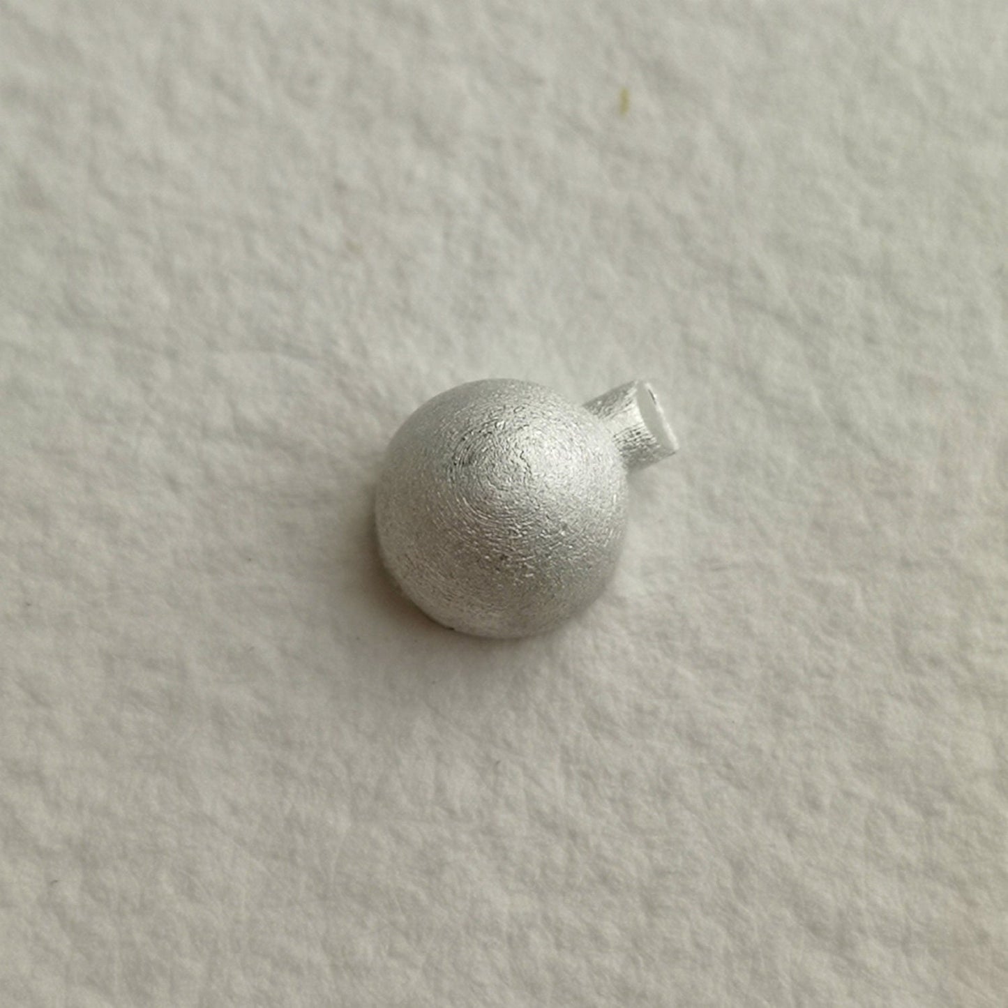 4mm Round Cup collet sterling silver cast stone Setting