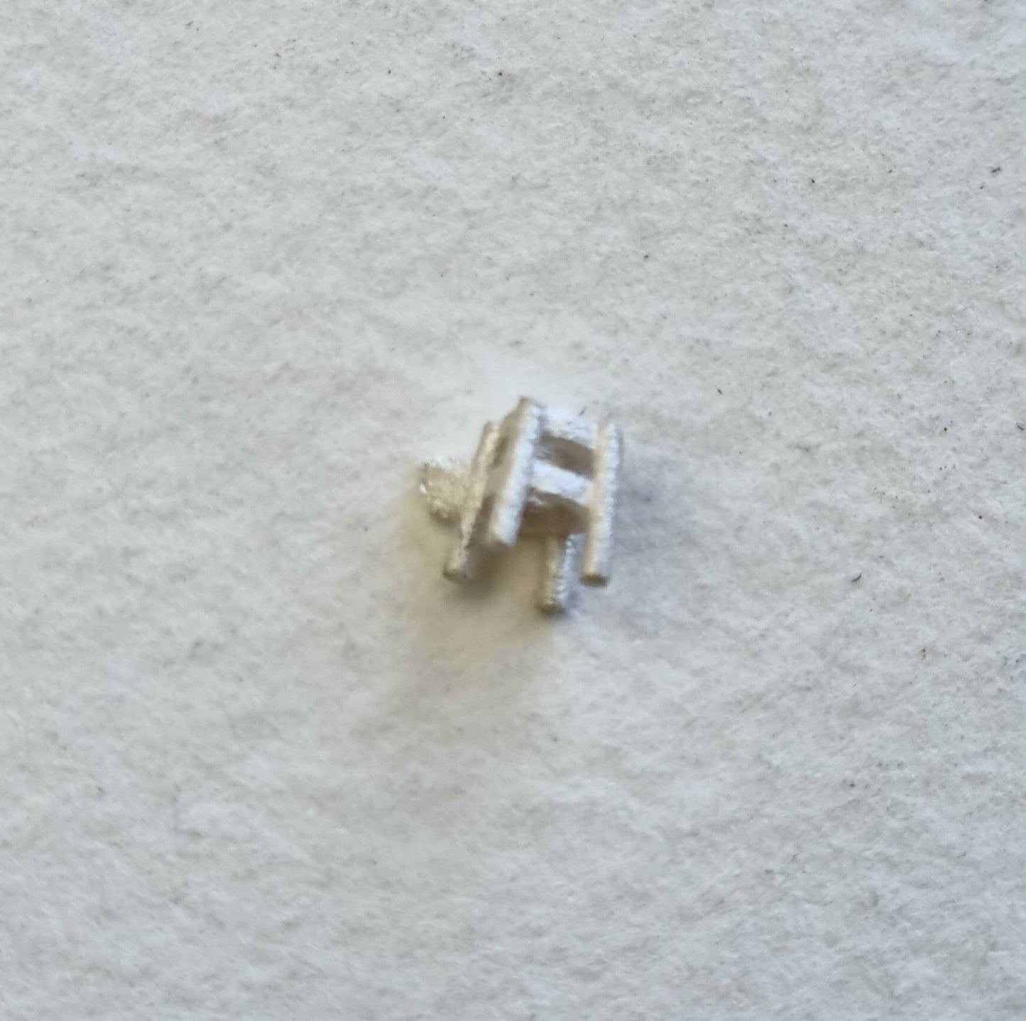 3mm Round 4 claw sterling silver cast stone setting
