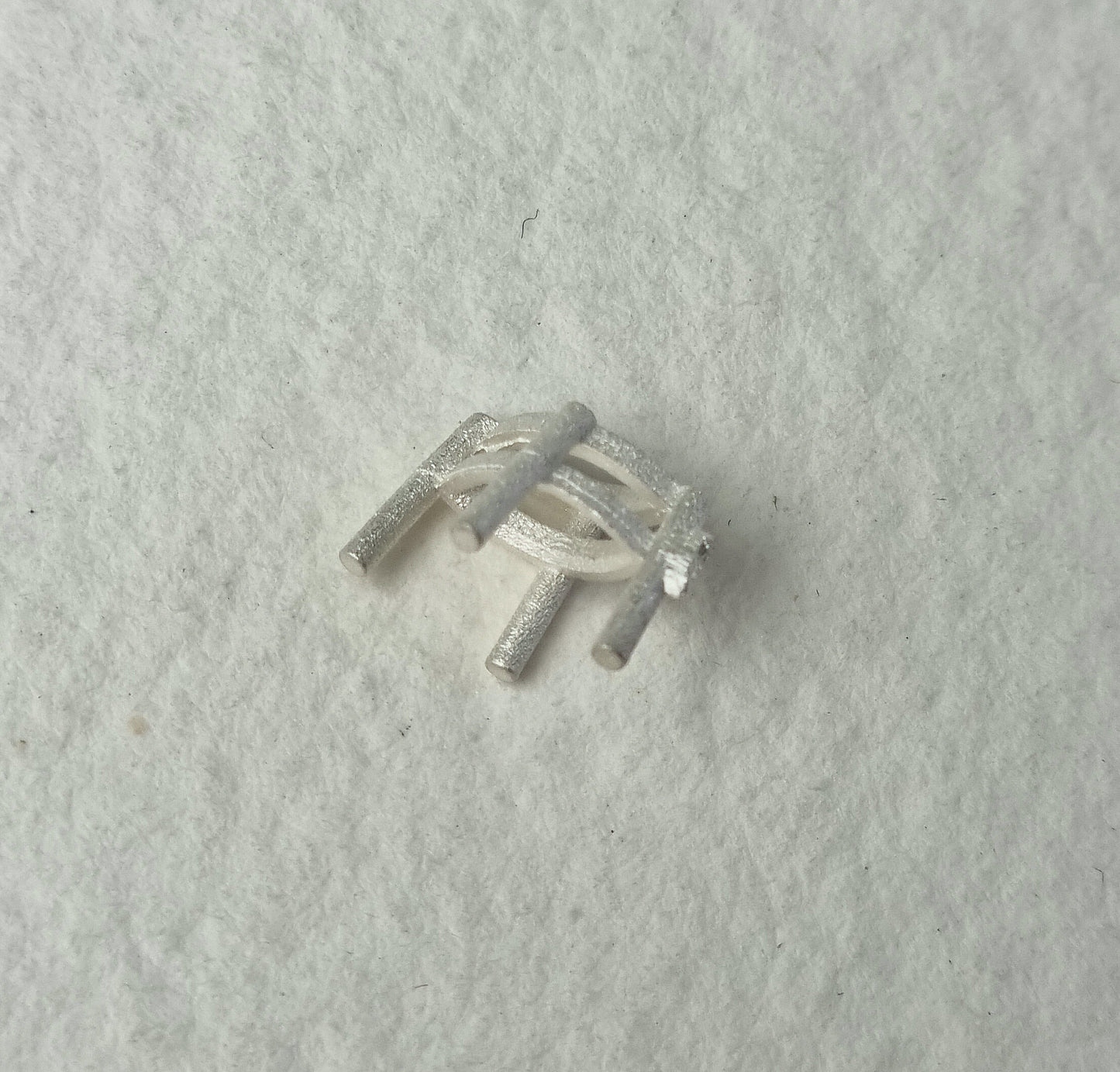 8x4mm Marquise 4 claw sterling silver cast stone setting
